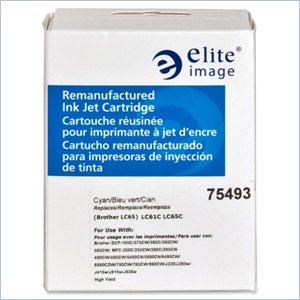 Elite Image Remanufactured Brother LC65HYC Inkjet Cartridge