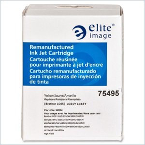 Elite Image Remanufactured Brother LC65HYY Inkjet Cartridge