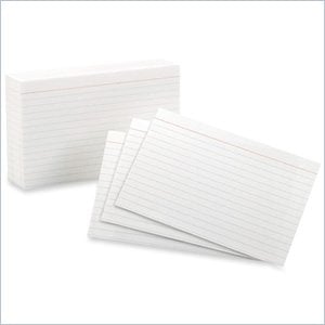 Esselte Top Quality Ruled Index Card