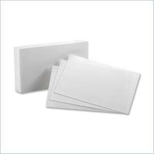 Esselte Blank Index Card