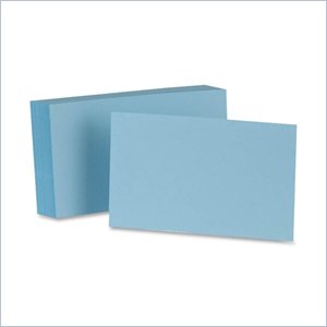 Esselte Colored Blank Index Card