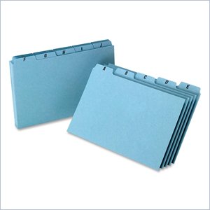 Esselte Self-Tab Style Index Card Guide
