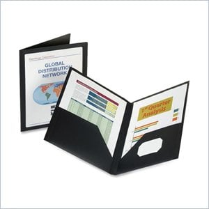Oxford ViewFolio Twin Pocket Window Portfolio