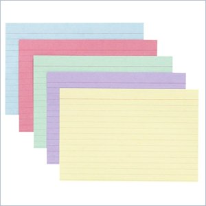 Esselte Ruled Index Card
