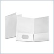 ADD TO YOUR SET: Esselte Linen Twin Pocket Portfolio