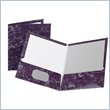 ADD TO YOUR SET: Esselte Marble Laminated Portfolio