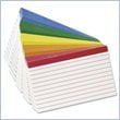 ADD TO YOUR SET: Esselte Color Coded Bar Ruling Index Card