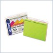 ADD TO YOUR SET: Oxford Spiral Bound Neon Index Card