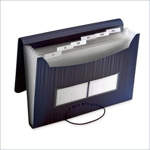 Esselte Translucent Striped Poly Expanding File