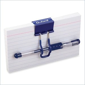 Oxford At Hand Index Card with Pen and Clip