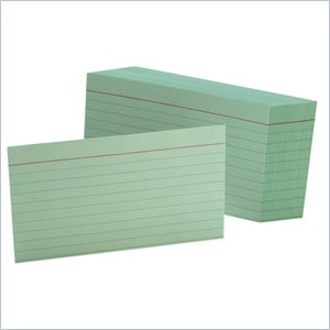 Esselte Colored Ruled Index Card