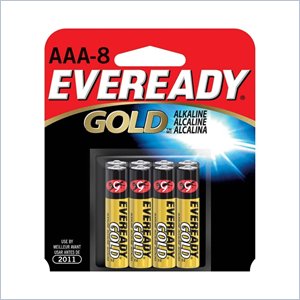 Eveready A92BP-8 Alkaline AAA Size General Purpose Battery