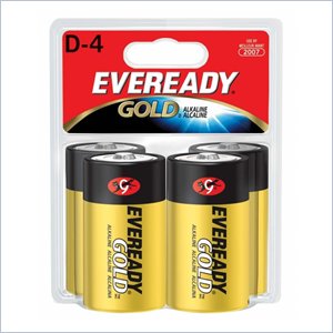 Eveready D Size Alkaline General Purpose Battery