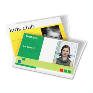 Fellowes Glossy Pouches - ID Tag not punched