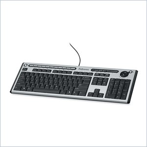 Fellowes Slimline Anti-Microbial Multimedia Keyboard