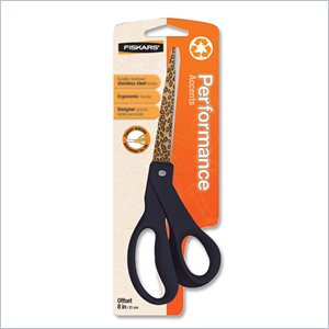 Fiskars Performance Fashion Scissors with Cheetah Print