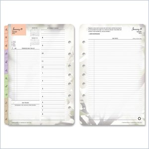 Franklin Covey 35444 Blooms Garden Design Classic Planner Refill
