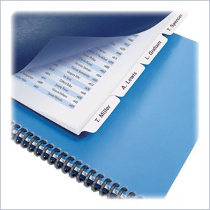 GBC Customizable Index Tabs