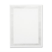 Geographics Silver Flourish Foil Certificate