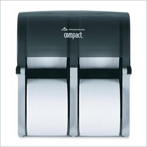 Compact Vertical Four Roll Tissue Dispenser