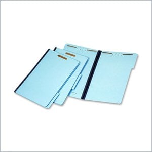 Globe-Weis Recycle Pressboard File Folder with Fasteners