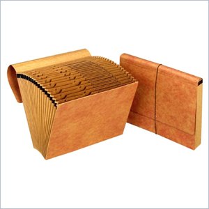 Globe-Weis A-Z Accordion Kraft Expanding File