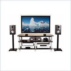 Sanus AFV48B Modular 3-Shelf Wide TV Stand