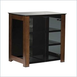 Sanus Designer Mocha 4 Glass Shelf Audio Visual Stand