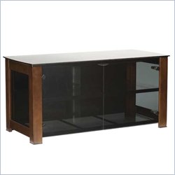 Sanus Designer Mocha 3 Glass Shelf Audio Visual / TV Stand