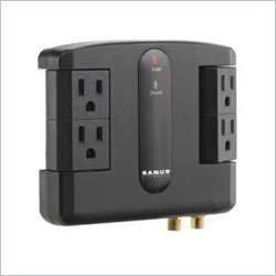 Sanus Low-Profile Surge Suppressor in Black