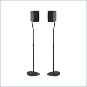 Sanus 27 - 39 Adjustable Speaker Stands with multiple top plates in Black Finish