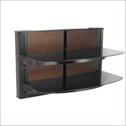 Sanus 24 Tall 2 Shelf Decorator Panel Wall Mounted Furniture
