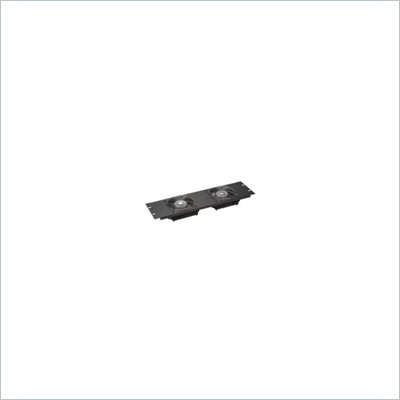 Sanus Component Foundations Double Fan Kit in Black