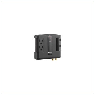 Sanus Low-Profile Surge Suppressor in Black