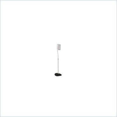 Sanus 27 - 39" Adjustable Speaker Stands with multiple top plates in Black Finish