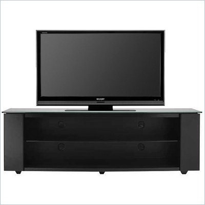 Sanus Platinum 60" Glass Top Plasma/LCD TV Stand in Black