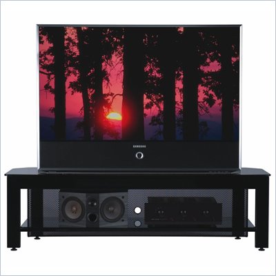 Sanus Lowboy 65" Black Plasma TV Stand