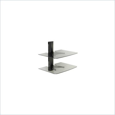 Sanus 24" Wide 2 Shelf Single Column Wall Mounted Furniture 