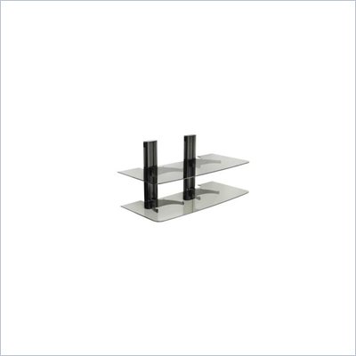 Sanus 47" Wide 2 shelf double column wall mounted furniture 