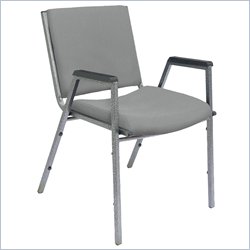 National Public Seating Heavy Duty Upholstered Stacking Chair w/ Arms