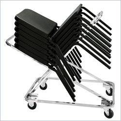National Public Seating Stacking Storage Cart for Melody Stack Chairs