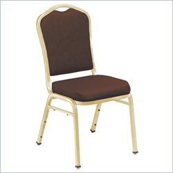 National Public Seating Silhouette Banquet Stacking Chair with Designer Round Back
