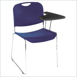 National Public Seating Hi-Tech Ultra Compact Stacker Chair with Tablet Arm