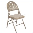 National Public Seating Fan-Back Upholstered Folding Chair