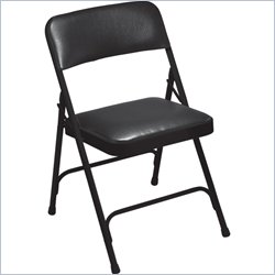 National Public Seating Double Brace Upholstered Folding Chair