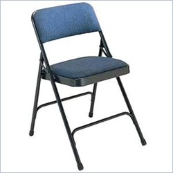 National Public Seating Premium Steel Fabric Folding Chair