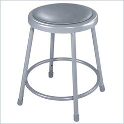 National Public Seating 30 Stool with 0.5 Thick Vinyl Padding