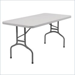 National Public Seating Lightweight Blow Molded Folding 72L Table