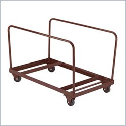 National Public Seating Folding 60 Round Table Cart/Truck