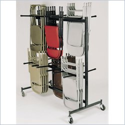 National Public Seating Combination Chair Cart